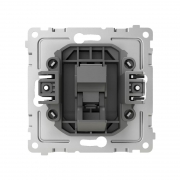 Розетка телефонная 1-м СП Pixel RJ11 механизм перламутр. TOKOV ELECTRIC TKE-PX-RT1-C04 TKE-PX-RT1-C04