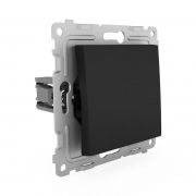 Переключатель проходной 1-кл. СП Pixel 10А IP20 механизм карбон TOKOV ELECTRIC TKE-PX-P1-C14 TKE-PX-P1-C14