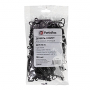 Дюбель-хомут ДХП 14-6 черн. (уп.100шт) Fortisflex 81831 81831