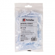 Дюбель-хомут ДХ 5-10 для круглого кабеля нейлон бел. (уп.100шт) Fortisflex 56866 56866