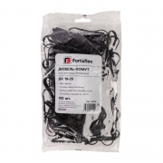 Дюбель-хомут ДХ 19-25 нейлон черн. (уп.100шт) Fortisflex 59566 59566