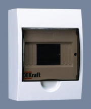 Корпус пластиковый навес. 6мод. IP41 ЩРН-П-6 DEKraft 31009DEK 31009DEK