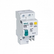 Выключатель автоматический дифференциального тока 2п C 16А 30мА тип AC ДИФ-101 со встроен. защит. от сверхтоков SchE 15157DEK 15157DEK