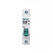 Выключатель автоматический модульный 1п C 40А 4.5кА ВА-101 SchE 11058DEK 11058DEK