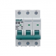 Выключатель автоматический модульный 3п C 16А 6кА ВА-103 SchE 12305DEK 12305DEK