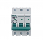 Выключатель автоматический модульный 3п C 20А 6кА ВА-103 SchE 12306DEK 12306DEK