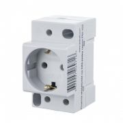 Розетка 16А 220В 2P+PEN на DIN-рейку PM-102 SchE 18012DEK 18012DEK