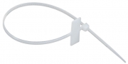Хомут 2.5х200мм P6.6 маркерный бел. (уп.100шт) IEK UHH14-D025-200-100-K01 UHH14-D025-200-100-K01