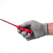 Отвертка диэлектрическая шлицевая SL4.0х100 K2 1000В ARMA2L 3 IEK A2L3-SC30-K2-SL-40-100 A2L3-SC30-K2-SL-40-100