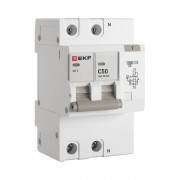 Выключатель автоматический дифференциального тока C 50А 30мА тип AC 6кА АД-2 (электрон.) защита 270В PROxima EKF DA2-6-50-30-pro DA2-6-50-30-pro