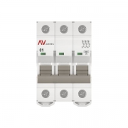 Выключатель автоматический модульный 3п C 1А 6кА AV-6 AVERES EKF mcb6-3-01C-av mcb6-3-01C-av