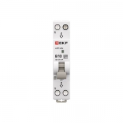 Выключатель автоматический дифференциального тока 1мод. C 10А 30мА тип А 6кА АВДТ-63М (электрон.) PROxima EKF D636EA10C30 D636EA10C30