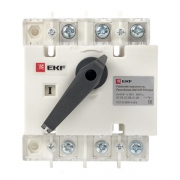 Рубильник-выключатель 3п 100А с рукояткой управления для прямой установки PowerSwitch PROxima EKF psds-100-3 psds-100-3