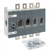 Рубильник 4п 200А без рукоятки управления TwinBlock EKF tb-s-200-4p tb-s-200-4p