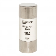 Вставка плавкая цилиндрическая ПВЦ 22х58 16А EKF pvc-22x58-16 pvc-22x58-16