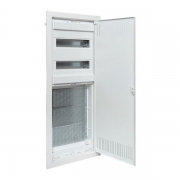 Щит комбинированный встраив. Nova 2 DIN-рейки + 3 монтаж. платы 5 габарит IP41 с метал. перфорированной дверью EKF nv-cb-pmd-2+3 nv-cb-pmd-2+3