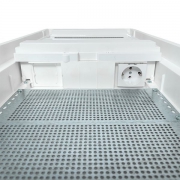 Щит комбинированный встраив. Nova 2 DIN-рейки + 2 монтаж. платы 4 габарит IP41 с метал. перфорированной дверью EKF nv-cb-pmd-2+2 nv-cb-pmd-2+2