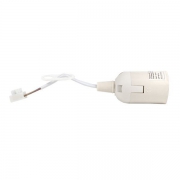 Патрон Е27 подвесной с клеммной колодкой пластик бел. PROxima EKF LHP-E27-w LHP-E27-w