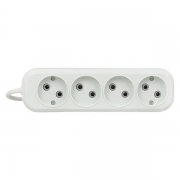 Удлинитель 4х2м без заземл. 10А IP20 Эксперт 2.2кВт ПВС 2х0.75 PROxima EKF UBA10-275-4-02 UBA10-275-4-02