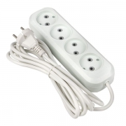 Удлинитель 4х3м без заземл. 10А IP20 Эксперт 2.2кВт ПВС 2х0.75 PROxima EKF UBA10-275-4-03 UBA10-275-4-03