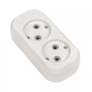 Колодка удлинителя 2-м без заземл. 10А Эксперт 2.2кВт EKF AKB10-2 AKB10-2