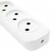 Колодка удлинителя 3-м без заземл. 10А Эксперт 2.2кВт EKF AKB10-3 AKB10-3