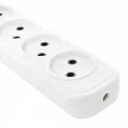 Колодка удлинителя 4-м без заземл. 10А Эксперт 2.2кВт EKF AKB10-4 AKB10-4