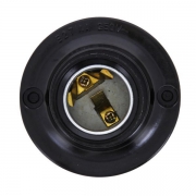 Патрон потолочный E27 прямой карболит. черн. EKF LHC-E27-sc-s LHC-E27-sc-s