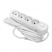 Удлинитель 4х3м с заземл. 16А IP20 Эксперт 3.0кВт с выкл. ПВС 3х1 EKF UBA16-310-4-03i UBA16-310-4-03i