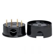 Разъем 1-м ОП РШ-ВШ 32А IP20 3P+PE 380В карболит. черн. PROxima EKF AS-380-O-04 AS-380-O-04