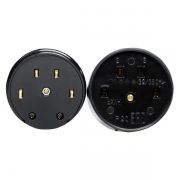 Разъем 1-м ОП РШ-ВШ 32А IP20 3P+PE 380В карболит. черн. PROxima EKF AS-380-O-04 AS-380-O-04