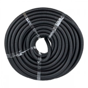 Труба гофрированная ПНД гибкая тяжелая d32мм с протяжкой черн. (уп.50м) PROxima EKF tpnd-32-t tpnd-32-t