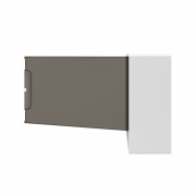 Щиток настенный 18мод. IP41 с тонированной дверцей с 2 шинами PEN на 8+10 отверст. бел. DKC F18W1WD F18W1WD