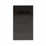 Щиток настенный 36мод. IP41 с тонированной дверцей с шинами PEN 2шт 8 отверст.+2шт 10 отверст. бел. DKC F36W1WD F36W1WD