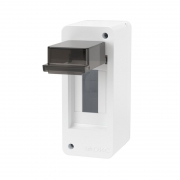 Щиток настенный 2мод. IP41 с тонированной дверцей бел. DKC F02W0WD F02W0WD