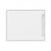 Щиток настенный FRAME 8мод. с бел. дверцей с 2 шинами PEN на 6 и 8 отверст. бел. DKC F08W1WW F08W1WW