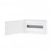 Щиток настенный FRAME 18мод. с бел. дверцей с 2 шинами PEN на 8 и 10 отверст. бел. DKC F18W1WW F18W1WW