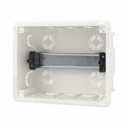 Щиток встраиваемый 8мод. IP41 с тонированной дверцей с 2 шинами PEN на 6 и 8 отверст. бел. DKC F08B1WD F08B1WD