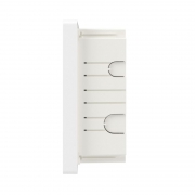 Щиток встраиваемый FRAME 18мод. с бел. дверцей с 2 шинами PEN на 8 и 10 отверст. бел. DKC F18B1WW F18B1WW