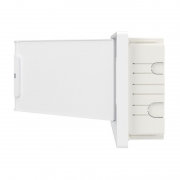 Щиток встраиваемый FRAME 18мод. с бел. дверцей с 2 шинами PEN на 8 и 10 отверст. бел. DKC F18B1WW F18B1WW