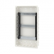 Щиток встраиваемый FRAME 36мод. с бел. дверцей с 4 шинами PEN (2шт на 8 отверст. и 2шт на 10 отверст.) бел. DKC F36B1WW F36B1WW