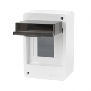 Щиток настенный 4мод. с тонированной дверцей бел. DKC F04W0WD F04W0WD