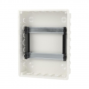 Щиток встраиваемый 24мод. с бел. дверцей с 4 шинами PEN (2шт на 8 отверст. и 2шт на 6 отверст.) бел. DKC F24B1WW F24B1WW