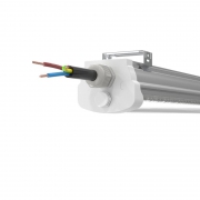 Светильник светодиодный ДСП WP 20 C 40W W 840 L1200 EL 1200х74х60мм 40Вт 4000К IP66 пылевлагозащ. с БАП 1ч 3Вт с автотест. бел. РС 27072023790 27072023790