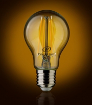 Лампа светодиодная филаментная RS F A55 E27 8W 220-240V 2700К 8Вт 970лм Ra 90 грушевидная РС 15010945086 15010945086