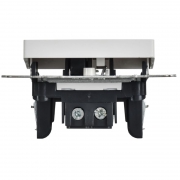 Выключатель 1-кл. СП BRITE ВС10-1-1-БрАБ 10А с индикацией механизм арктич. бел. IEK BR-V10-1-10-K91 BR-V10-1-10-K91