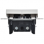 Выключатель 2-кл. СП BRITE ВС10-2-0-БрАБ 10А механизм арктич. бел. IEK BR-V20-0-10-K91 BR-V20-0-10-K91