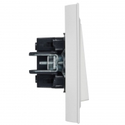 Выключатель 2-кл. СП BRITE ВСР10-2-0-БрАБ 10А в сборе арктич. бел. IEK BR-V20-0-10-K91-F BR-V20-0-10-K91-F