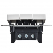 Выключатель 3-кл. СП BRITE ВС10-3-0-БрАБ 10А механизм арктич. бел. IEK BR-V30-0-10-K91 BR-V30-0-10-K91