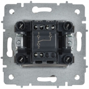 Выключатель проходной 1-кл. СП BRITE ВС10-1-6-БрАБ 10А механизм арктич. бел. IEK BR-V12-0-10-K91 BR-V12-0-10-K91